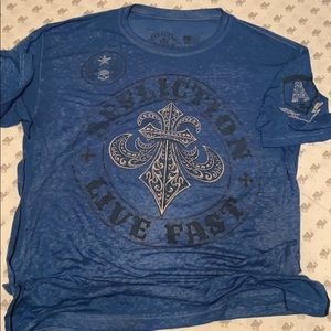 Men’s Affliction Tee, Gently worn